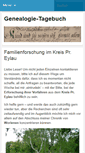 Mobile Screenshot of genealogie-tagebuch.de